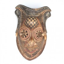 veche masca Pwoom Itok. cultura tribala Bakuba. cca 1900. Congo